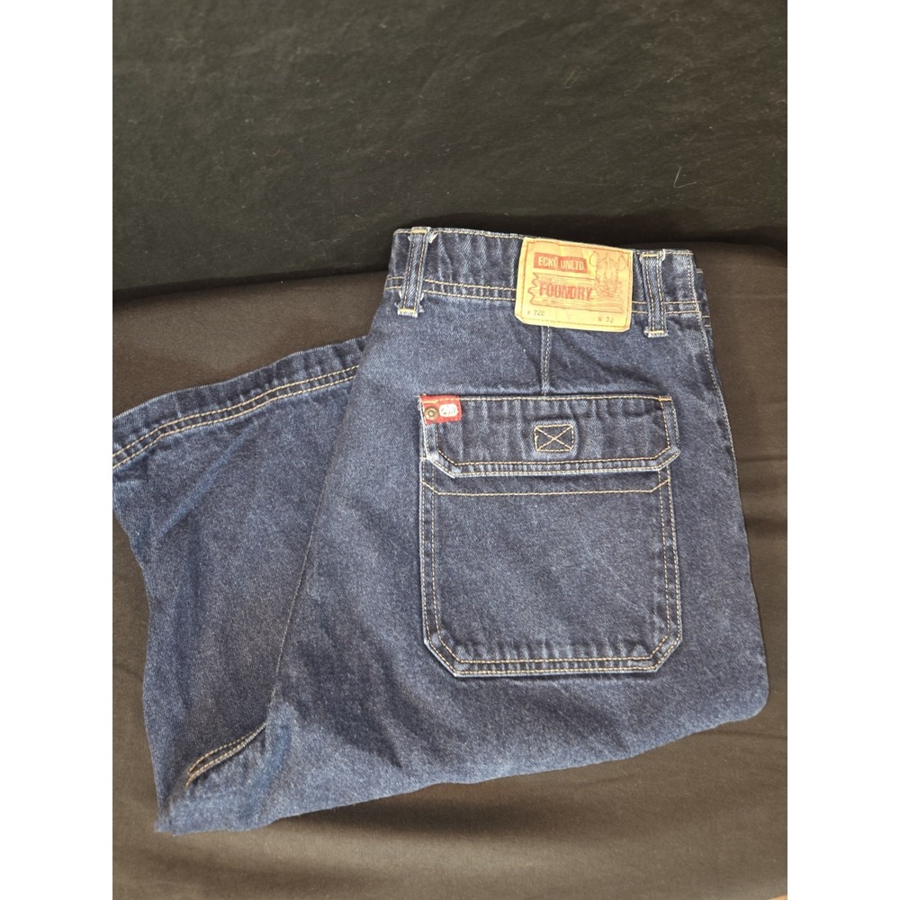 ecko‎ unltd denim foundry 1972 vintage shorts size 32 Y2K mark ecko BRAND NEW!!